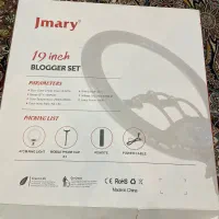 رینگ لایت Jmari در حد نو|دوربین عکاسی و فیلم‌برداری|رشت, گیل|دیوار