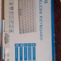 کیبورد وایرلس سفید.نو|قطعات و لوازم جانبی رایانه|شهرکرد, |دیوار