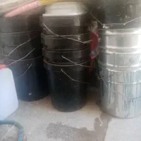 سطل لاکی وفلزی