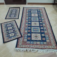 گلیم سورمه ای ستاره کویر یزد