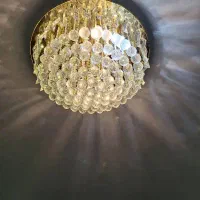 لوستر سقفی طلایی ۶۰ سانت ۳عدد با هم