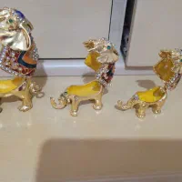 فیل طلایی دکوری|مجسمه، تندیس، ماکت|تهران, نیکنام|دیوار