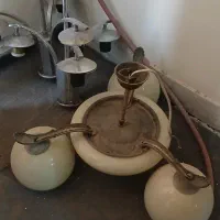 لوستر قدیمی|لوستر و چراغ آویز|اصفهان, شهرک کاوه|دیوار