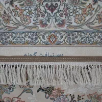 یک جفت فرش 9متری کرم رنگ هزارشانه تراکم3000|فرش|ورامین, شهرک مدرس|دیوار