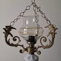 لوستر لنتر برنزی آنتیک