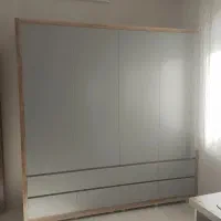 ساخت و اجرای کابینت کمد دیواری دراور همراه با نصب|خدمات پیشه و مهارت|ساوه, |دیوار