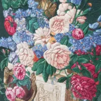 تابلو دستبافت گل ابریشم