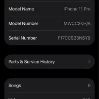 ایفون ۱۱پرو درجه ۲۵۶ تک سیم یک باطری ۱۰۰|موبایل|تربتحیدریه, پیشکوه|دیوار