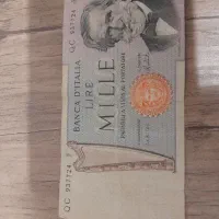 اسکناس ایتالیا بسیار قدیمی 1000لیر