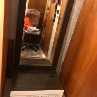 اینه قدی جنس ام دی اف با یک عدد کشو در حده نو|آینه|چالوس, |دیوار