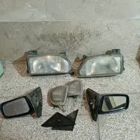 چراغ جلو پراید آینه پراید