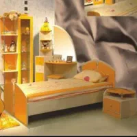 تخت و کمد و پاتختی ام دی اف