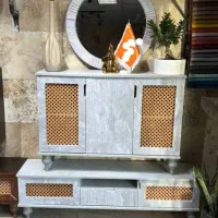 آینه کنسول قسطی|بوفه، ویترین، کنسول|دوگنبدان, |دیوار