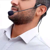 میکروفون یقه ای/ هدمیک/ ماکت دوربین/رینگلایت|صوتی و تصویری|قم, انسجام|دیوار