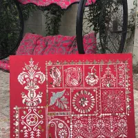 تابلوی لیوان آرت قرمز