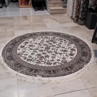 فرش گرد اکرولیک نگارین دایره ۱ در ۱ خوشگل