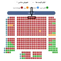 ۴ عدد بلیت VIP کنسرت آرون افشار ردیف ۱ وسط