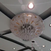 لوستر سقفی کریستالی کم کارکرد|لوستر و چراغ آویز|تبریز, |دیوار