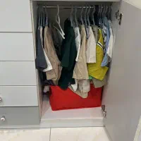 تخت خواب کودک به همراه تشک و دراور و بوفه|اسباب و اثاث بچه|تهران, جوانمردان (اندیشه)|دیوار