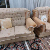 مبل ۷ نفره|مبلمان خانگی و میز عسلی|نور, |دیوار