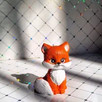 مجسمه دکوری روباه بامزه / آماده همکاری عمده