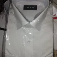 پیراهن سفید XL  دو جیب پاگن دار