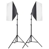 دوربین 800D کنون، با 2 لنز، 3 کیت نور و پرده فون|دوربین عکاسی و فیلم‌برداری|آمل, |دیوار