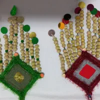 اویز اسپندهای دکوری و یه کار سنتی