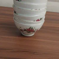 مجموعه ظروف گل‌سرخی (با قدمت پهلوی)|ظروف سرو و پذیرایی|شیراز, نشاط|دیوار