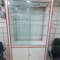 ویترین کامل موبایل و جانبی سالم با شیشه