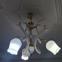 فروش دو عدد لوستر به همراه  دو عدد دیوار کوب|لوستر و چراغ آویز|صباشهر, |دیوار