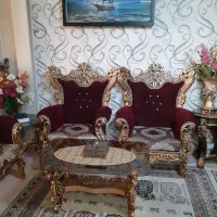 مبلمان ۶نفره استیل|مبلمان خانگی و میز عسلی|کرج, حسن آباد|دیوار