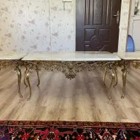 با سلام سه عدد میز برنز جلو مبلی بفروش میرسد|مبلمان خانگی و میز عسلی|تبریز, |دیوار