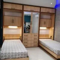 طراحی وساخت انواع تخت کم جا وکابینت|تخت و سرویس خواب|رباطکریم, شهرک صنعتی صباشهر|دیوار