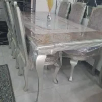 میز ناهار خوری ۶ نفره در حد نو|میز و صندلی غذاخوری|شیراز, شهرک فرهنگیان|دیوار
