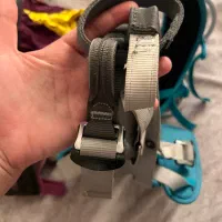 هارنس petzl و کفش سنگنوردیbutora و کیسه پودر|کوهنوردی و کمپینگ|گلپایگان, |دیوار