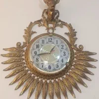 ساعت گوزنی برنجی شیک