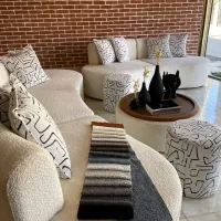 مبلمان راحتی تمام پارچه|مبلمان خانگی و میز عسلی|نسیمشهر, |دیوار