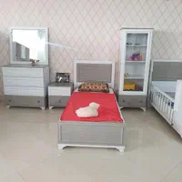 تولیدسرویس خواب نوزادنوجوان تختخواب کمدبوفه دراور|تخت و سرویس خواب|همدان, |دیوار