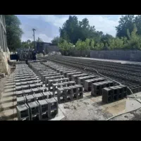 بلوک سیمانی درجه یک و لوله بتنی مستحکم و بنایی