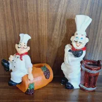 مجسمه آشپز،گل ،منقل کوچک تزئینی،میزاتو