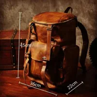 کوله پشتی چرم گاوی|کیف، کفش، کمربند|کرمانشاه, |دیوار