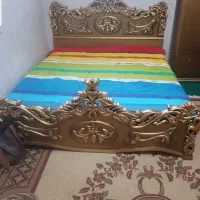 تخت خواب دونفره همراه با تشک رویال