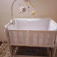 تختخواب و گهواره و تخت کنار مادر|تخت و صندلی بچه|نورآباد, |دیوار