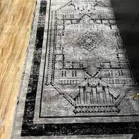 فرش استثنایی طرح جدید با بافت جدید با نخ بامبو