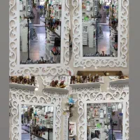 قاب شلف pvc آینه قدی ایستاده بزرگ 120 در 80 دکوری|صنایع دستی و سایر لوازم تزئینی|مشهد, کوشش|دیوار