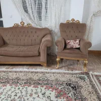 یک دست مبل هفت نفره|مبلمان خانگی و میز عسلی|شیروان (خراسان), |دیوار