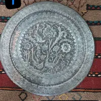 تعدادی تابلو مسی قدیمی یا دیوار کوب