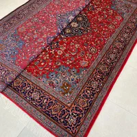 جفت ۶ متری دلیجان زمینه مسی رنگ درحدنو|فرش|همدان, |دیوار