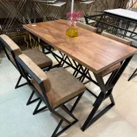 میز و صندلی نهارخوری غذاخوری(مدل ایکس)